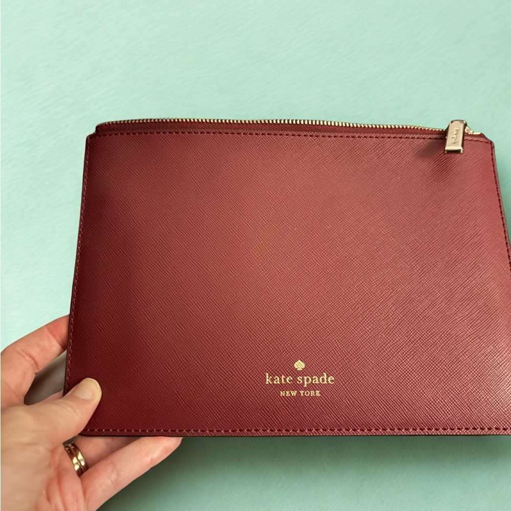Kate Spade Burgundy Portfolio